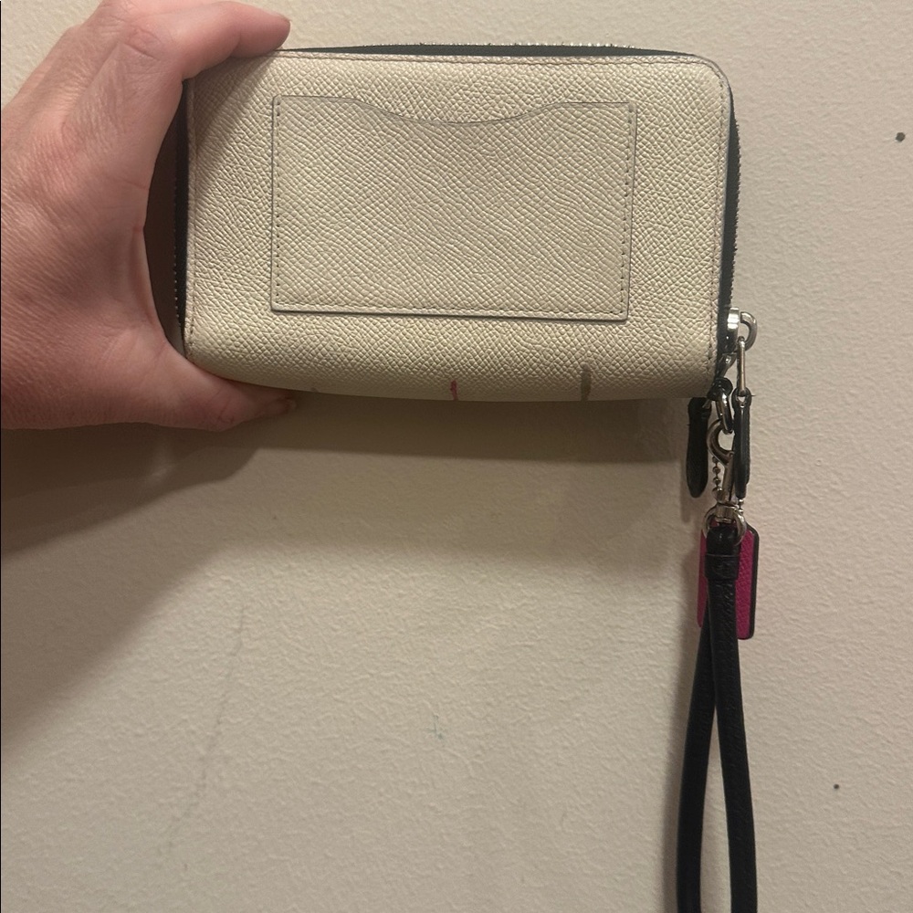 Coach X Coachella Hawk Feather Double Zip Wallet Tribal Print Rare Boho - Picture 9 of 10